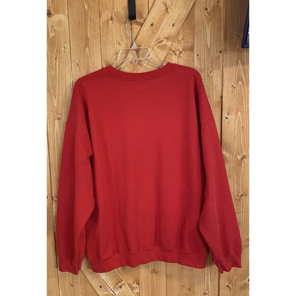 Wisconsin Badgers Bucky Logo Red Crewneck Sweatshirt XL Unisex NCAA Team - Picture 3 of 7